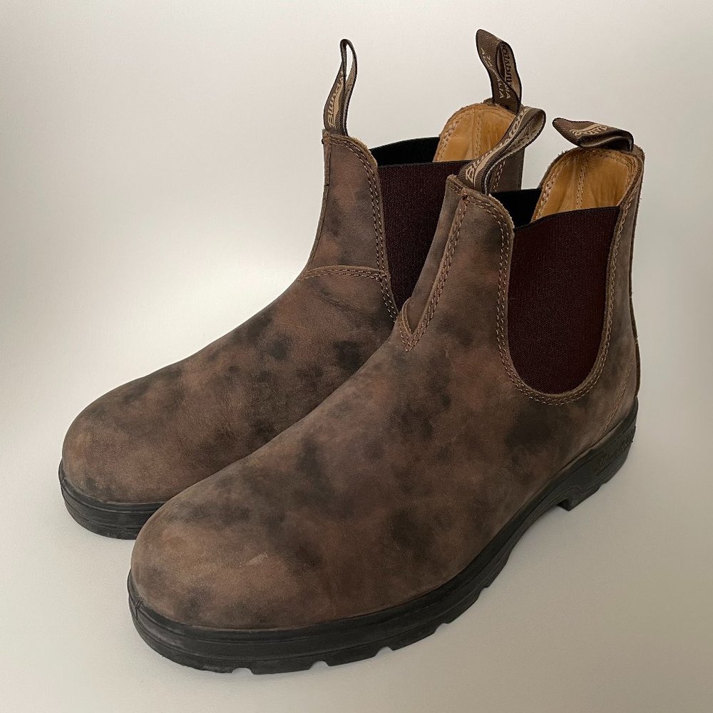 Blundstone 585 Men's Chelsea Boots in Rustic Brown